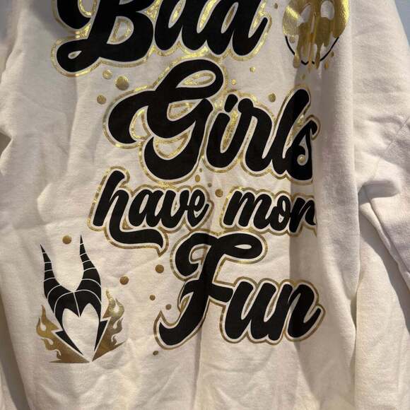 Disney Villains Hoodie Size Large Wicked Bad Girls Have More Fun - Picture 4 of 4